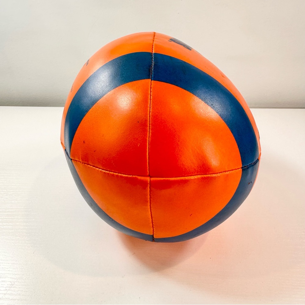 Vintage 1991 Denver Broncos Orange and Blue Stuffed Football NFL - Picture 11 of 16